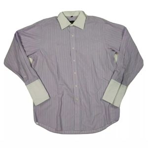 Donald J Trump Signature Button Up Shirt Purple 16